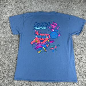 Kool Aid Shirt Mens Large Blue Kool Aid Man Retro Jammers Oh Yeah Short Sleeve